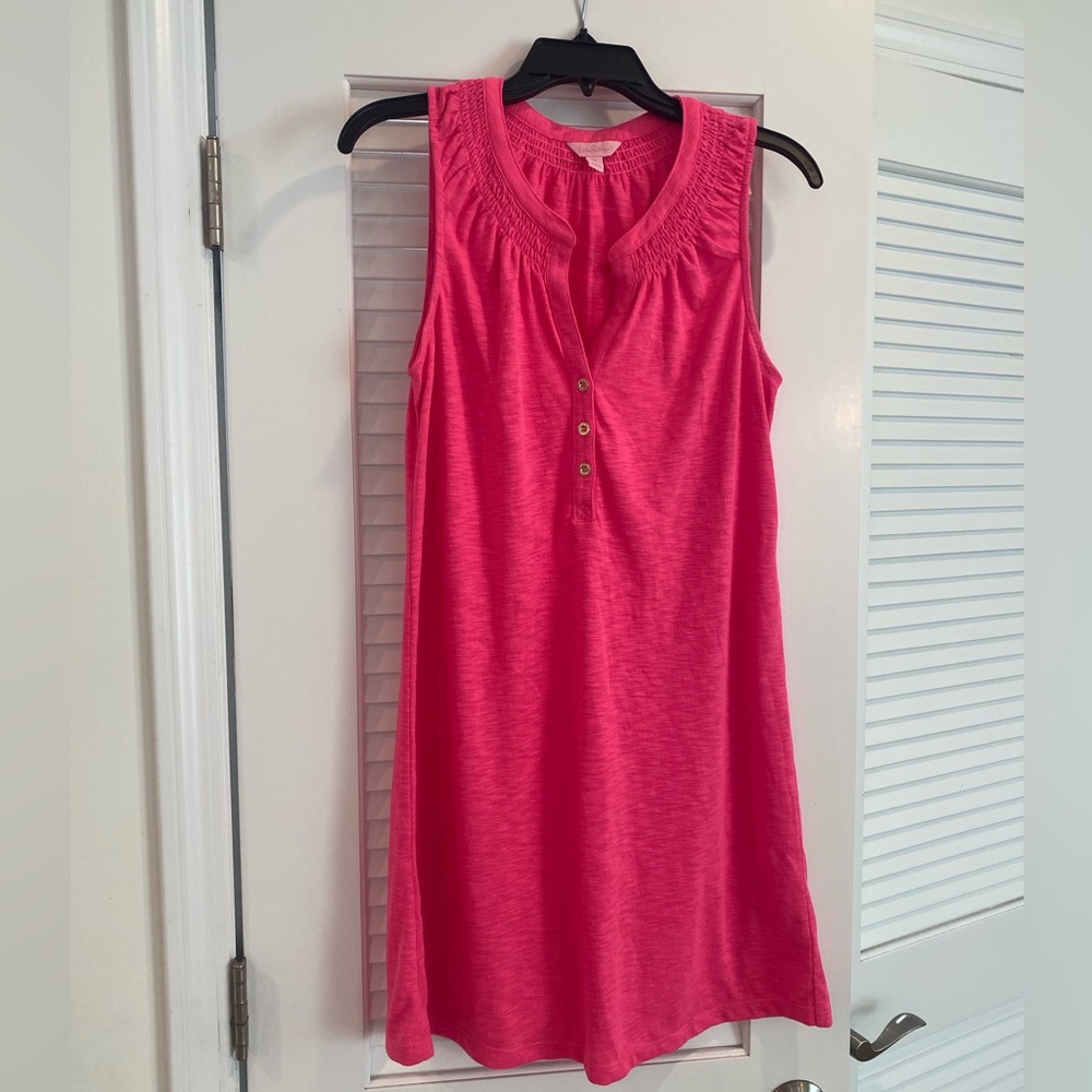 Lilly Pulitzer Essie Dress in “Pink Fusion” EUC Size Medium